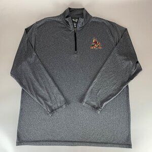 Arizona Coyotes NHL Gray Athletic Pullover Mens XL